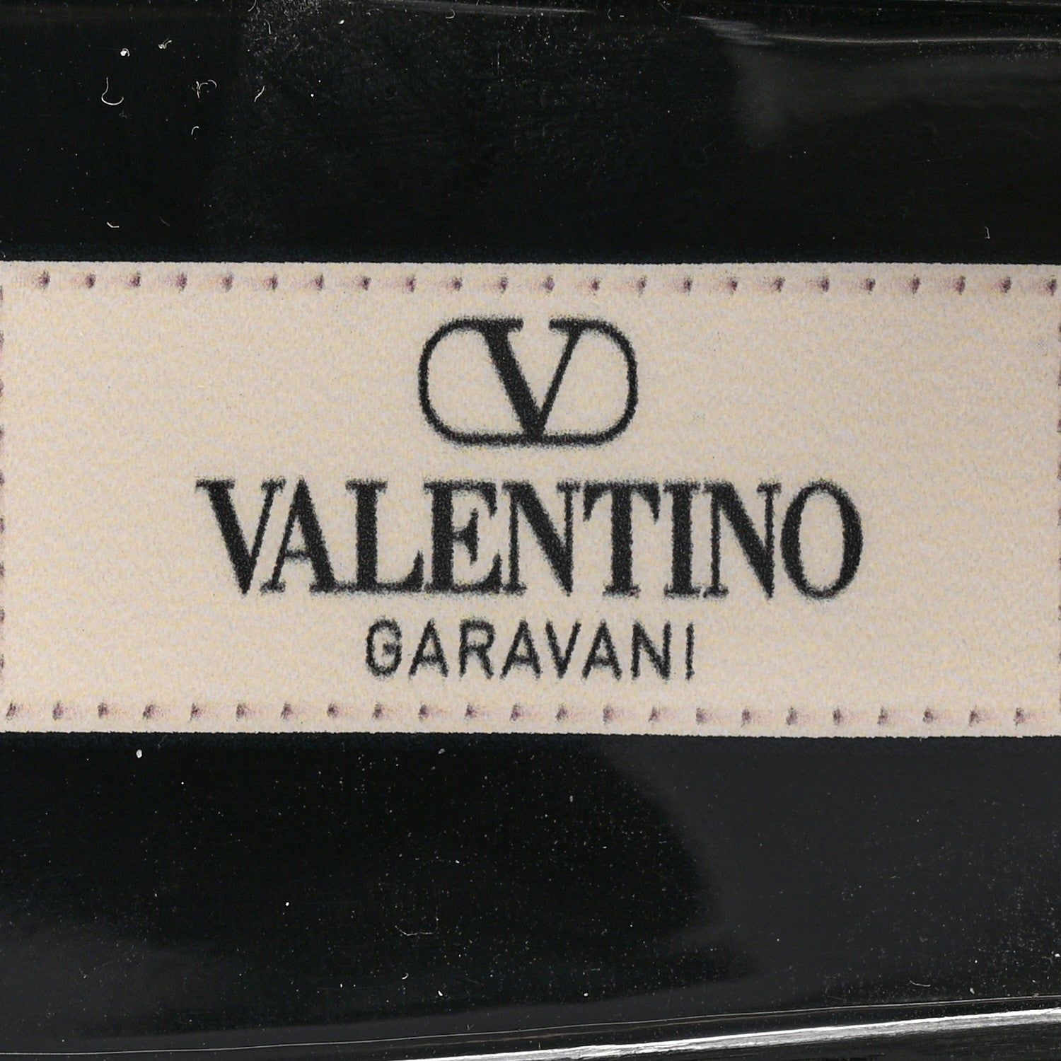 Valentino Garavani PVC Jelly Rockstud Caged Flat Thong Sandals 38 Black 7 of 8
