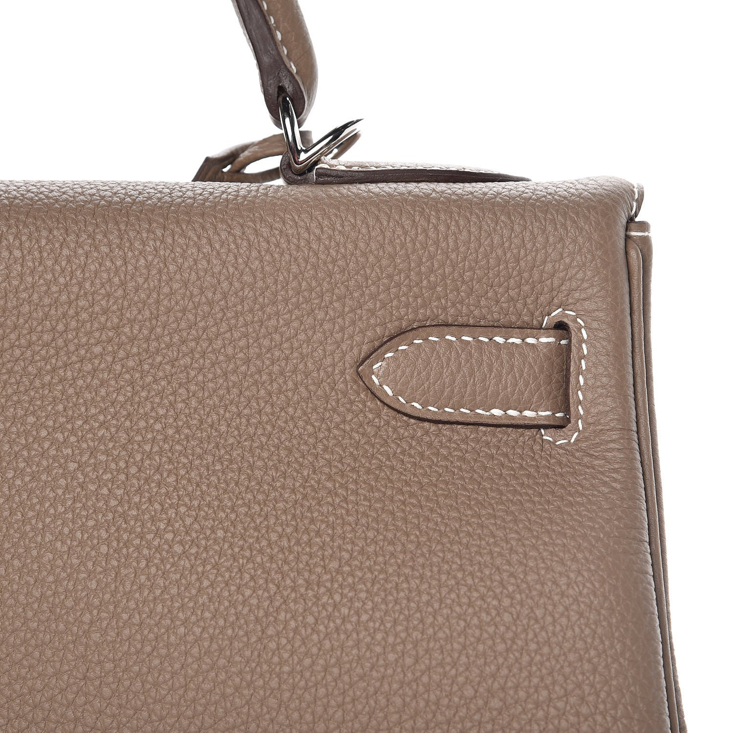 Hermes Togo Kelly Retourne 32 Etoupe 24 of 34