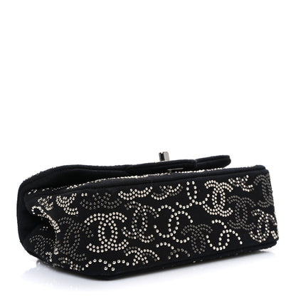 Chanel Canvas Studded Mini Rectangular Flap Black 4 of 10