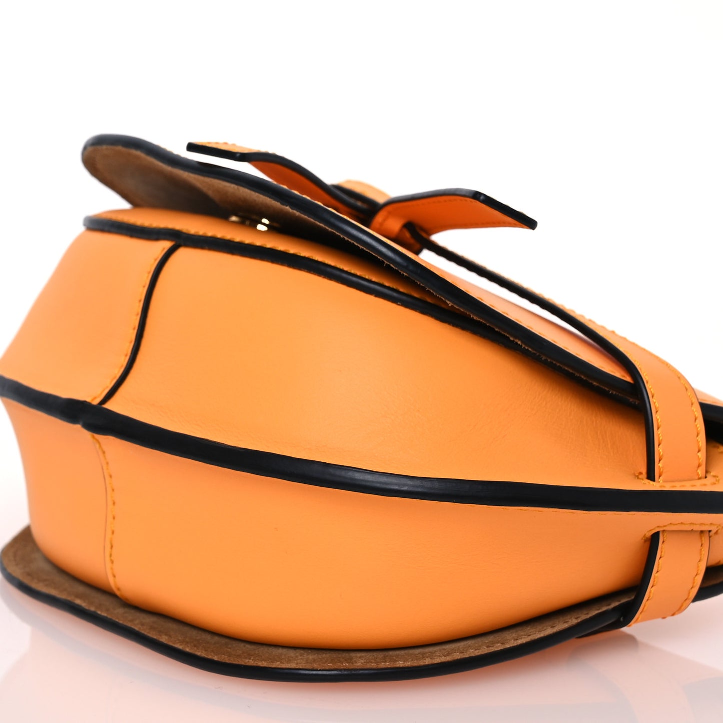 Calfskin Jacquard Mini Gate Dual Bag Mandarin