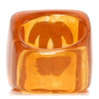 Chanel Resin CC Ring 3 of 3