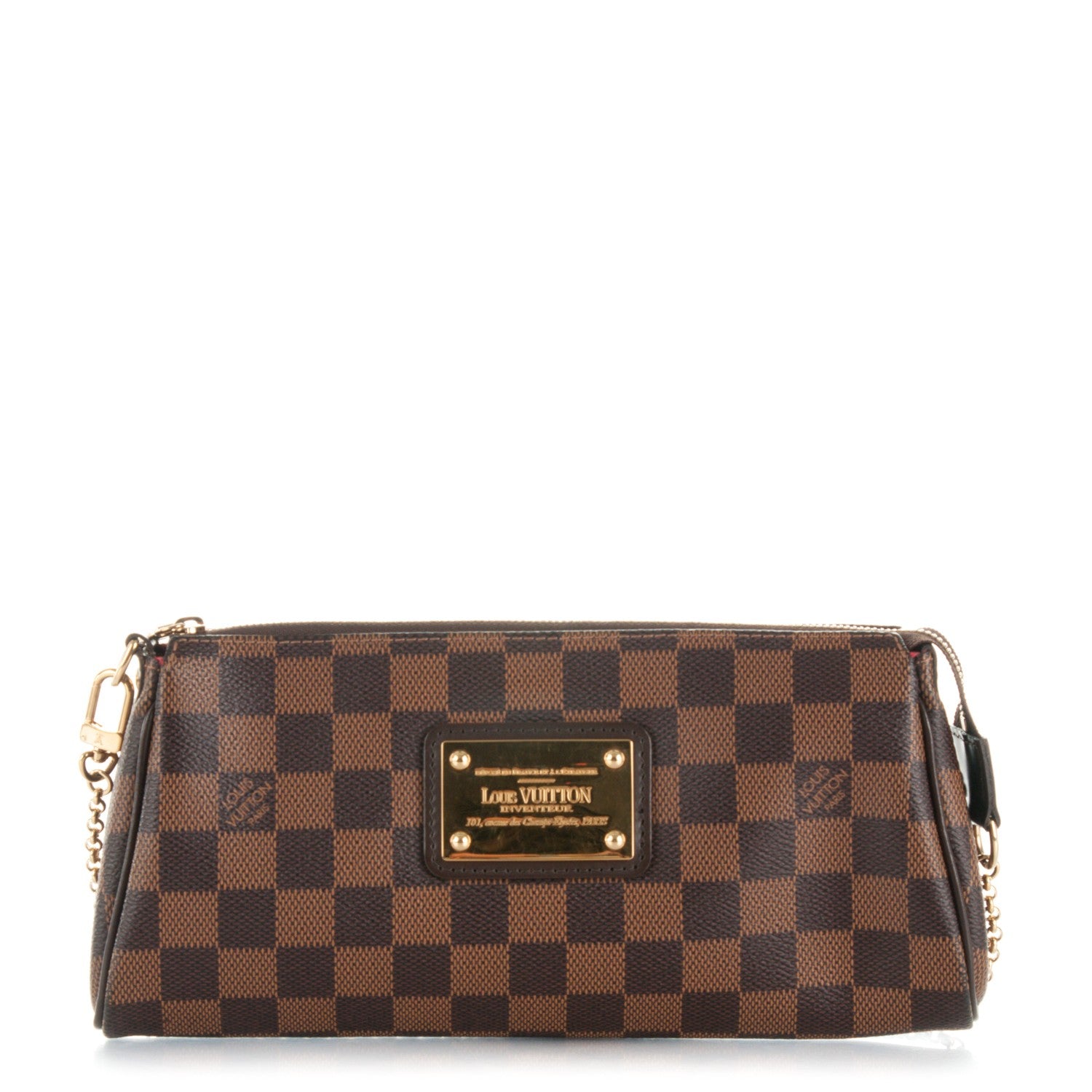 Louis Vuitton Damier Ebene Eva Clutch 1 of 7