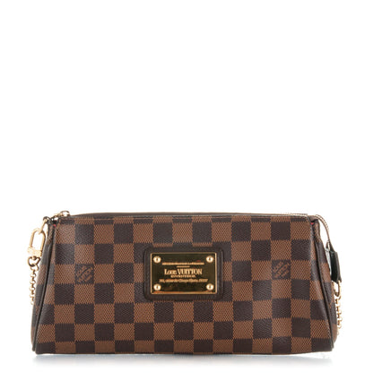 Louis Vuitton Damier Ebene Eva Clutch 1 of 7