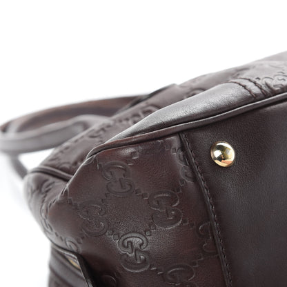 Gucci Guccissima Small Princy Satchel Brown 12 of 15