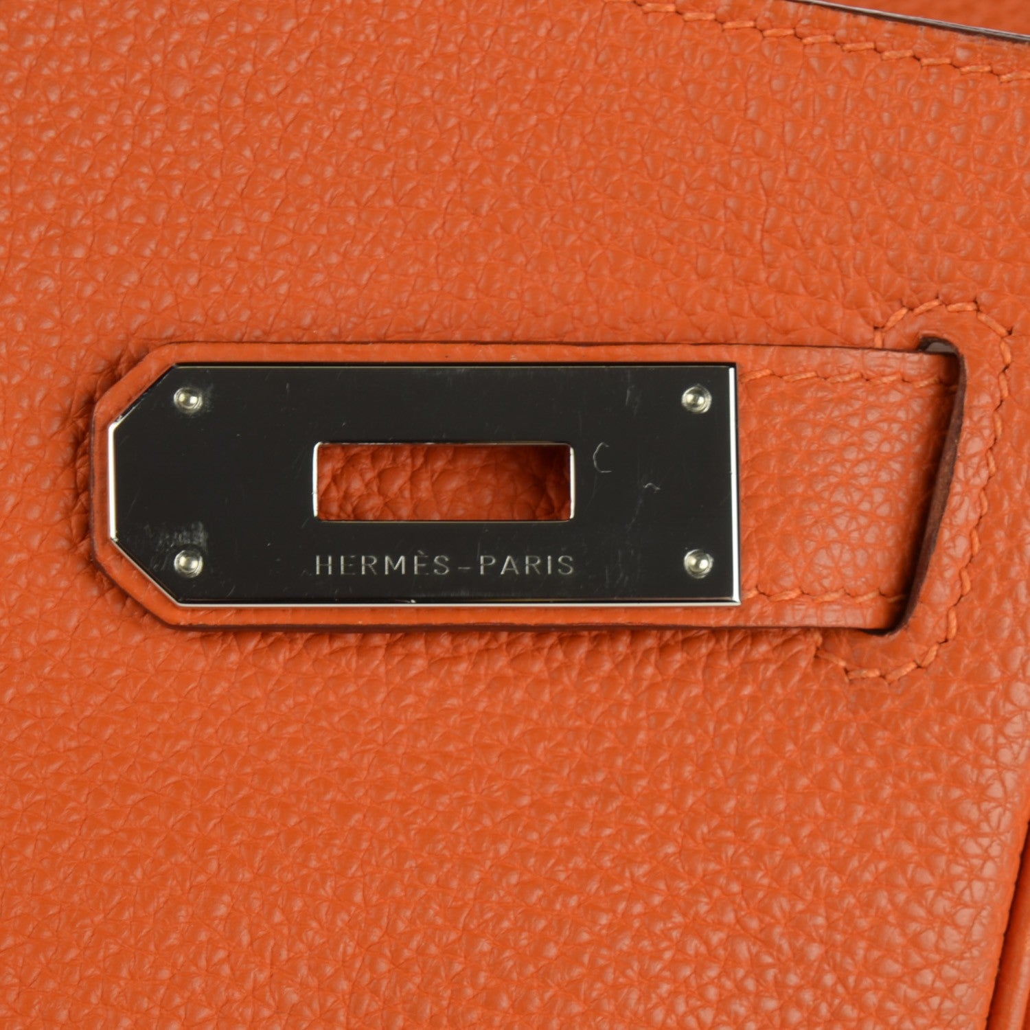 Hermes Togo Kelly Retourne 40 Orange 9 of 20