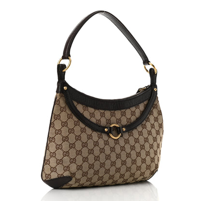 Gucci Monogram Horsebit Hobo Brown 3 of 12