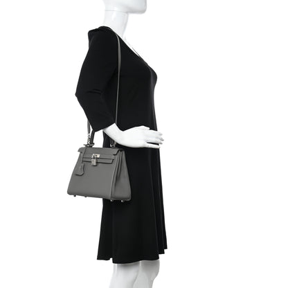 Hermes Togo Kelly Retourne 25 Gris Meyer 2 of 13