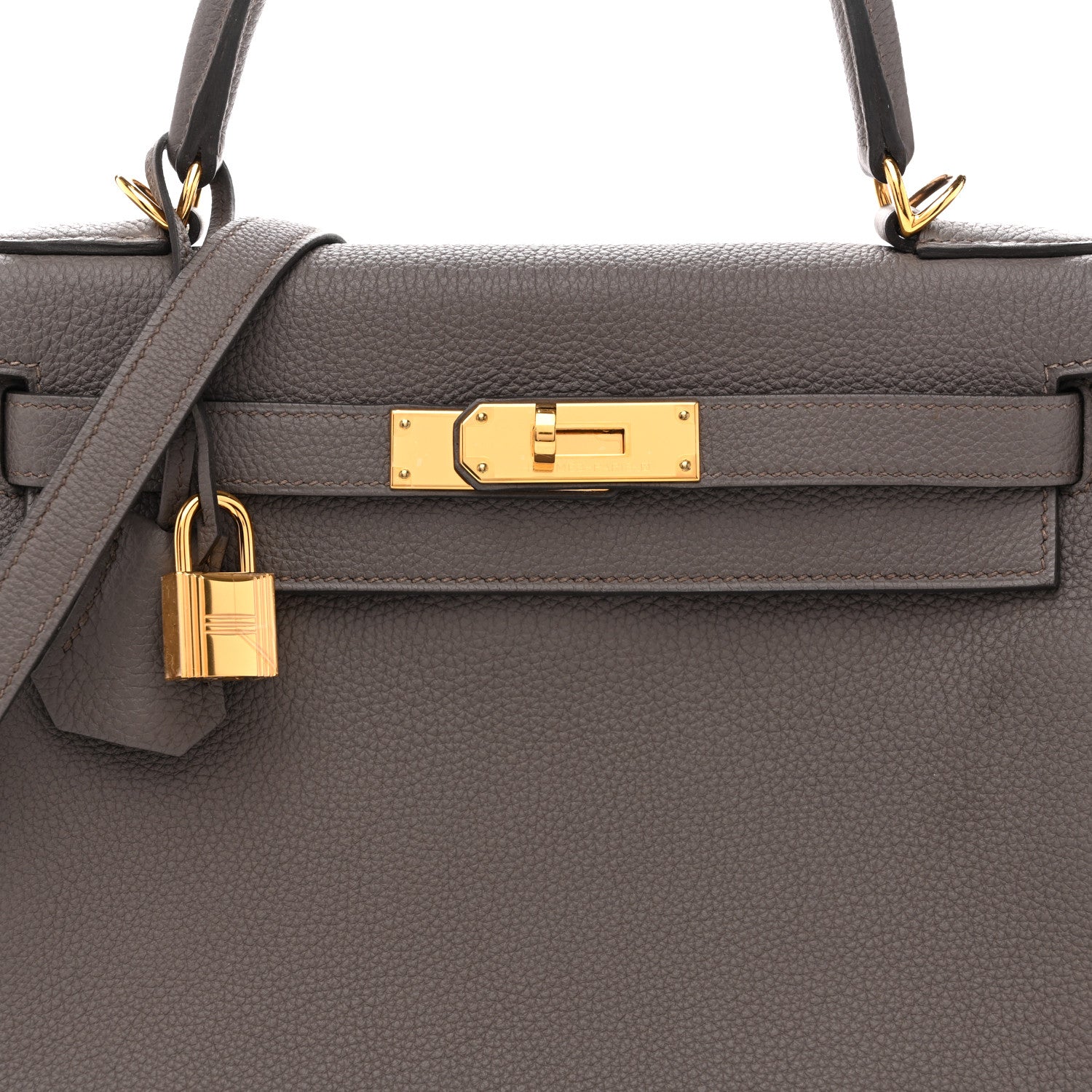 Hermes Togo Kelly Retourne 28 Etain 8 of 11