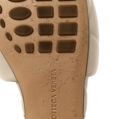 Bottega Veneta Nappa Quilted Rubber Lido Flat Sandals 38 Wax 10 of 13