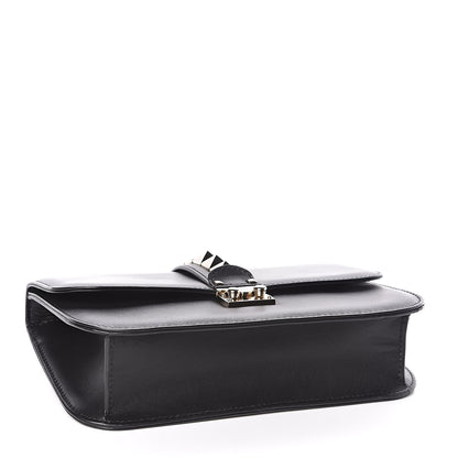 Valentino Garavani Vitello Medium Glam Lock Rockstud Flap Black 4 of 9