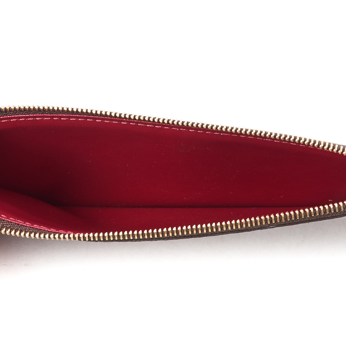 Monogram Felicie Chain Wallet Zippered Insert Fuchsia