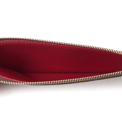 Louis Vuitton Monogram Felicie Chain Wallet Zippered Insert Fuchsia 6 of 7