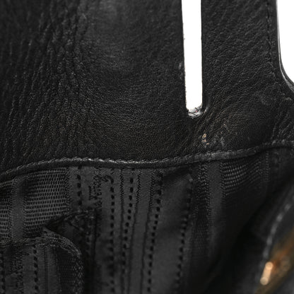 Salvatore Ferragamo Calfskin Wanda Tote Black 9 of 10