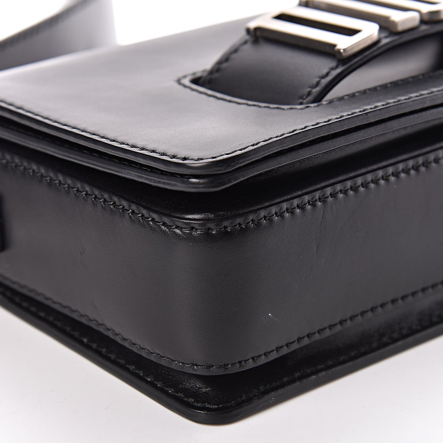 Smooth Calfskin Dio(r)evolution Flap Bag Black