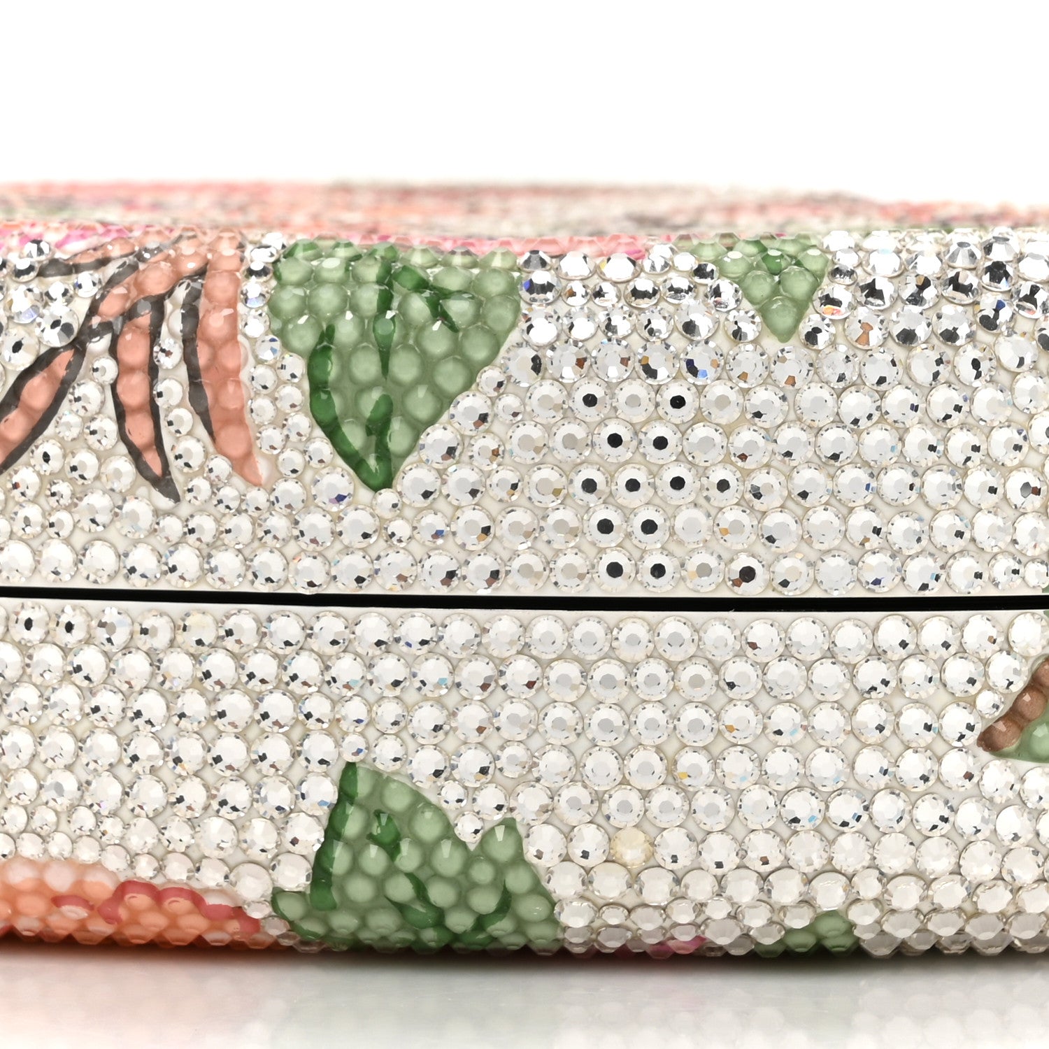 Judith Leiber Crystal Heart Secret Garden Minaudiere Clutch Multicolor 10 of 12