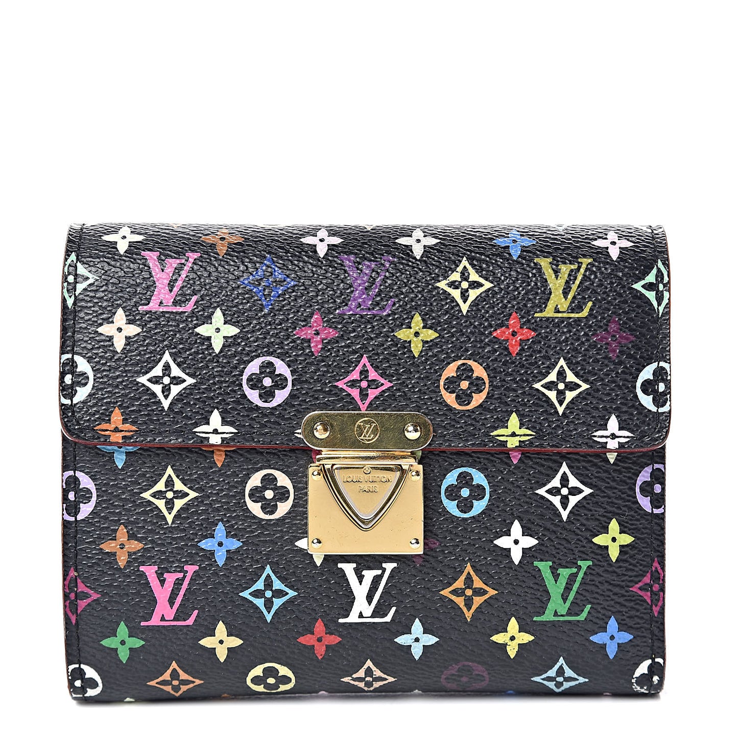 Monogram Multicolor Koala Wallet Black