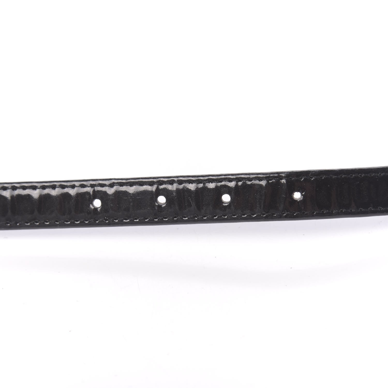 Chanel Patent Chain Belt S Black 4 of 5
