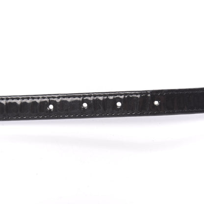 Chanel Patent Chain Belt S Black 4 of 5