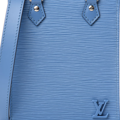 Louis Vuitton Epi Petit Sac Plat Bleuet 10 of 11