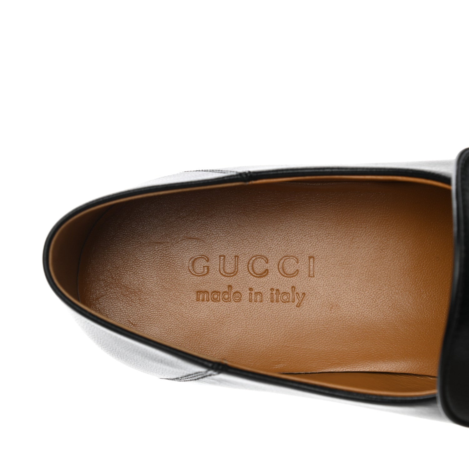 Gucci Goatskin Mens Horsebit Loafers 8 Black 7 of 10
