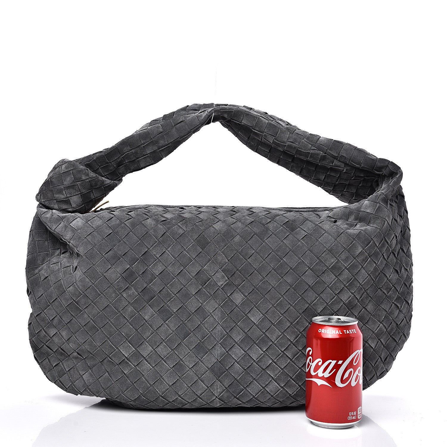Bottega Veneta Suede Intrecciato Large Jodie Medium Grey 13 of 13