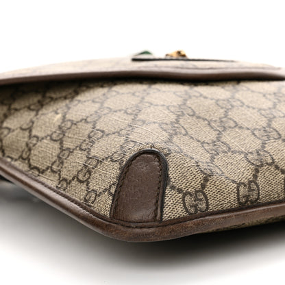 Gucci GG Supreme Monogram Web Medium Neo Vintage Flap Messenger Bag Beige New Acero 8 of 21