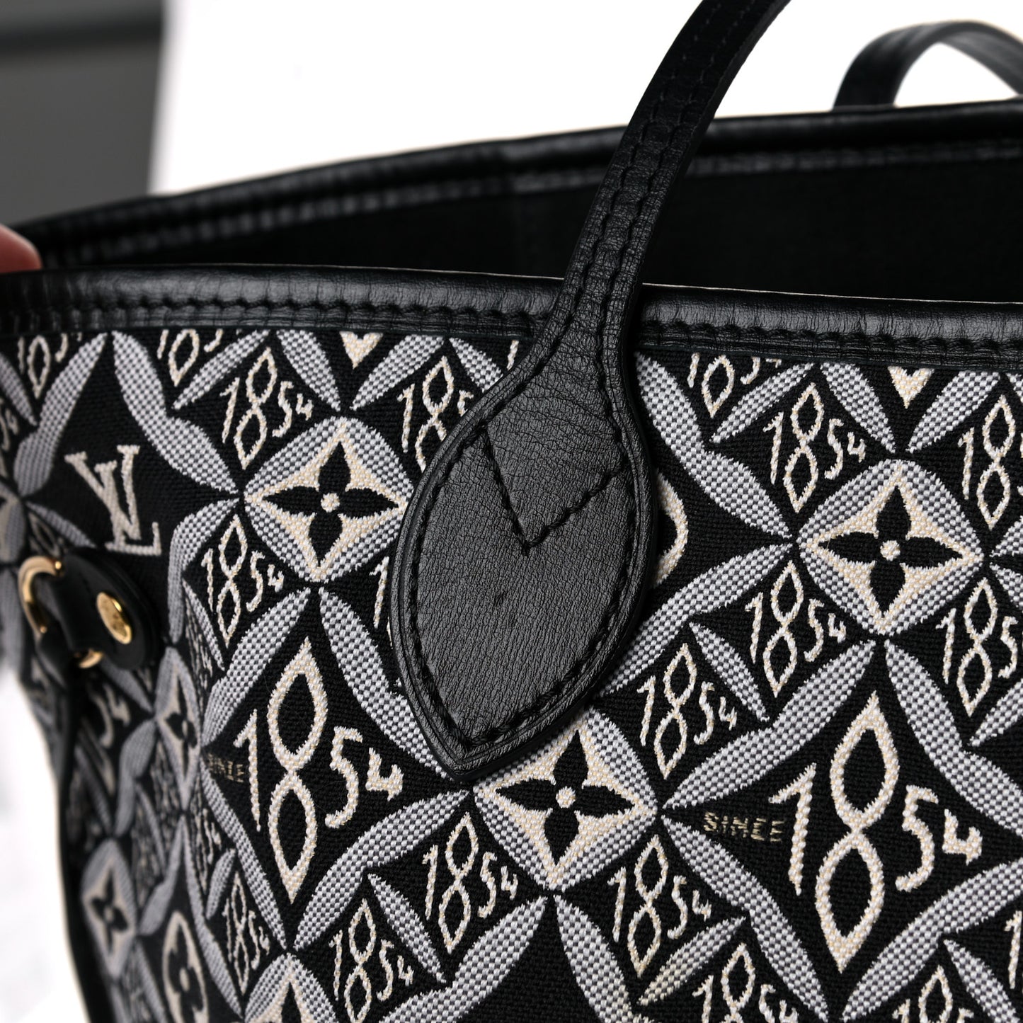 Jacquard Since 1854 Neverfull MM Grey