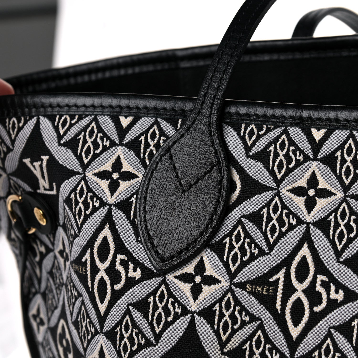 Louis Vuitton Jacquard Since 1854 Neverfull MM Grey 10 of 11