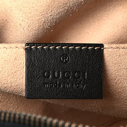 Gucci Calfskin Matelasse Small GG Marmont Chain Shoulder Bag Black 6 of 10