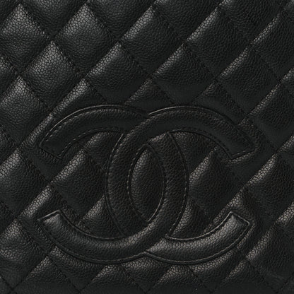 Chanel Caviar Quilted Petit Shopping Tote PST Black 8 of 10