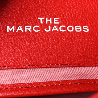 Marc Jacobs Grained Calfskin Medium The Tote Bag True Red 6 of 9