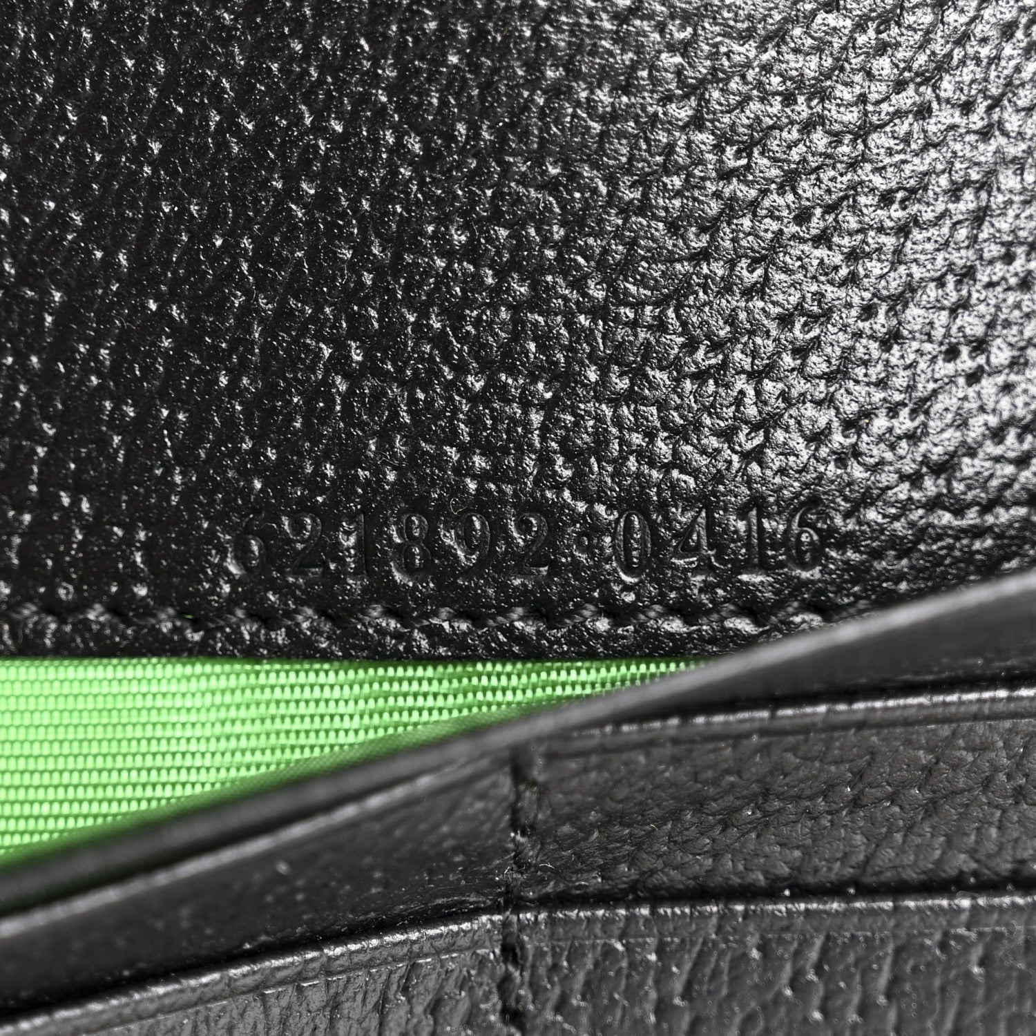 Gucci X ADIDAS Monogram Textured Dollar Calfskin Trefoil Embossed Wallet On Chain Blue 7 of 11