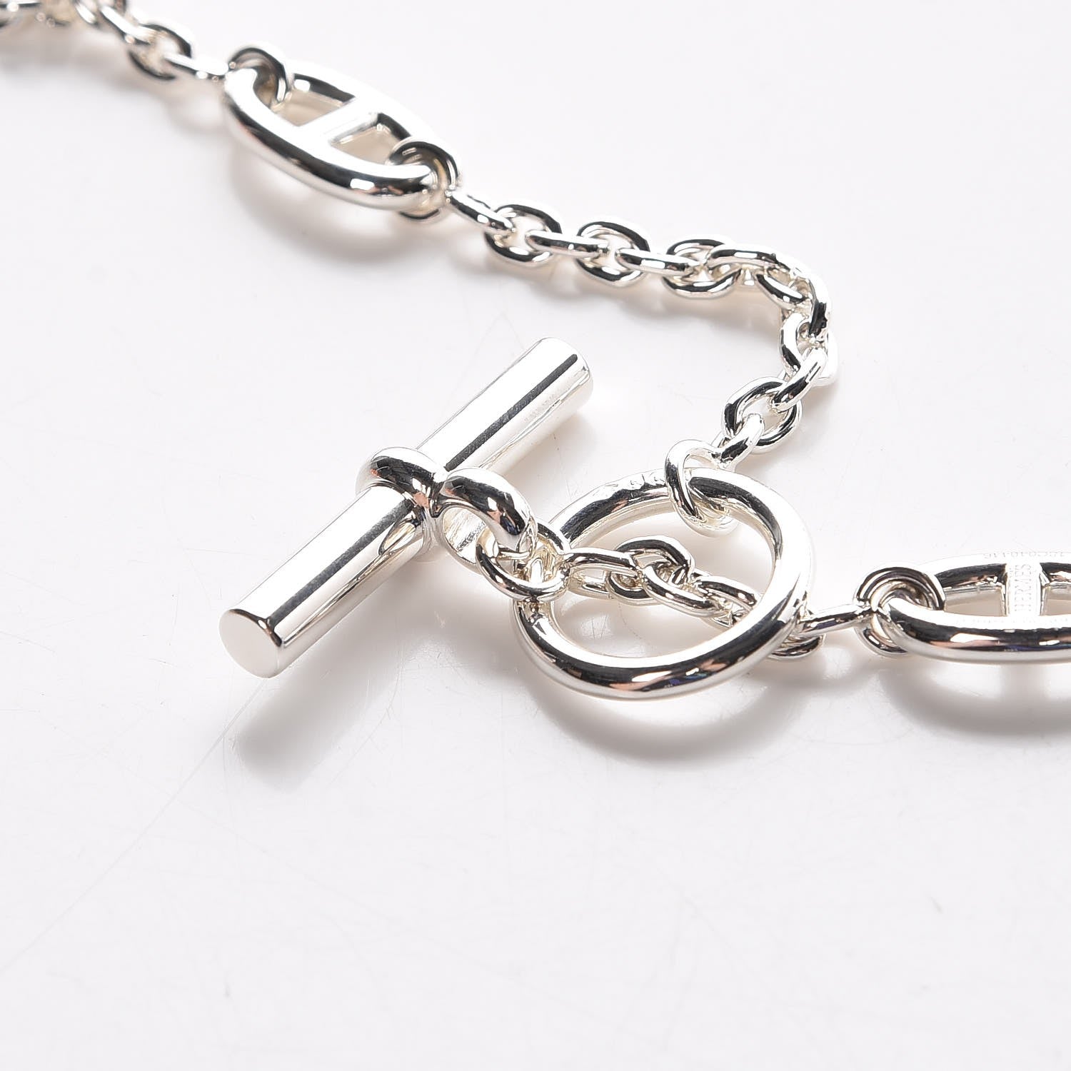 Hermes Sterling Silver Farandole Necklace 160 4 of 7