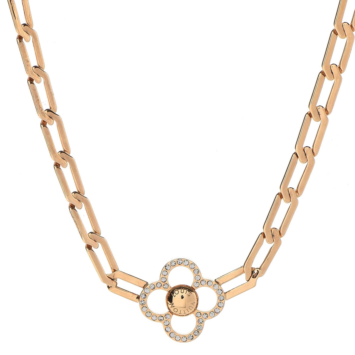 Swarovski Crystal Flower Power Necklace Gold