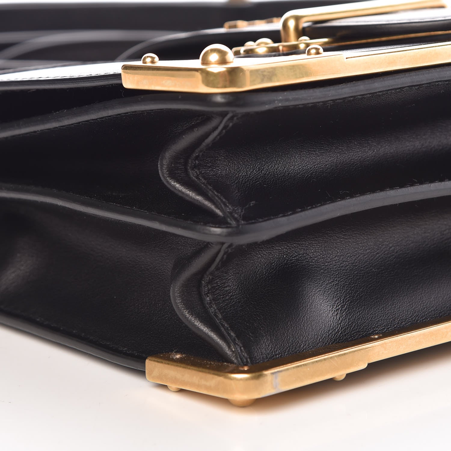 Prada City Calf Saffiano Cahier Bag Black 7 of 8