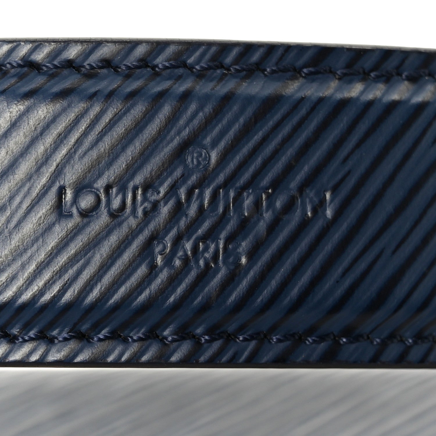 Louis Vuitton Epi Guinguette Twist Shoulder Bag MM Indigo Blue 7 of 10