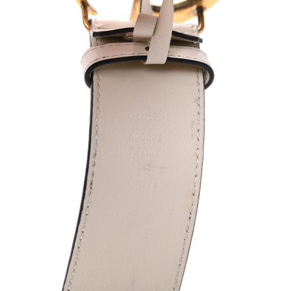Gucci Calfskin Double G 40mm Belt 85 34 Mystic White 3 of 5