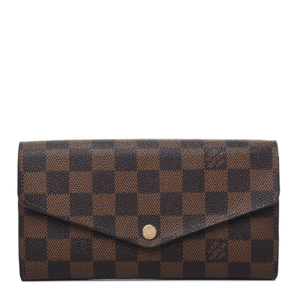 Louis Vuitton Damier Ebene Sarah Wallet NM 1 of 17