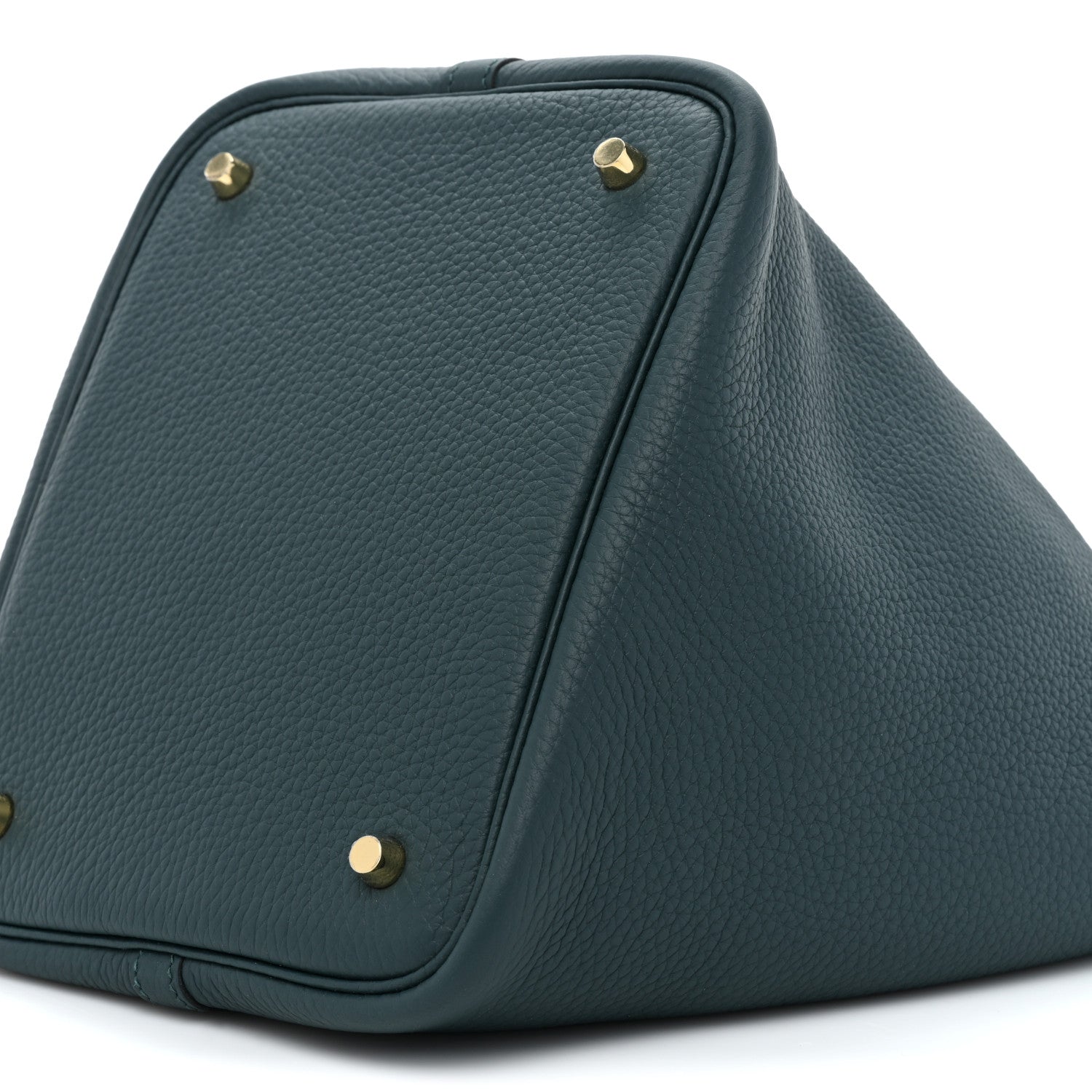 Hermes Taurillon Clemence Picotin Lock 22 MM Vert Cypress 8 of 9