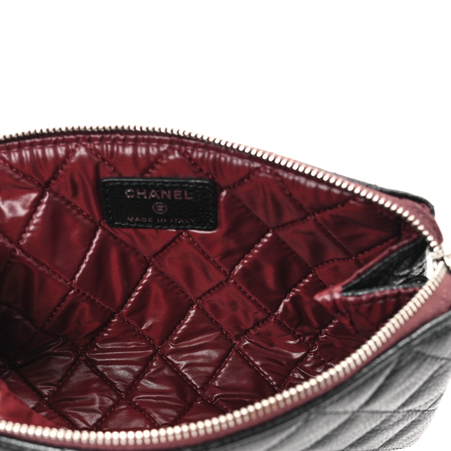 Chanel Caviar Quilted Cosmetic Case Black 5 of 7