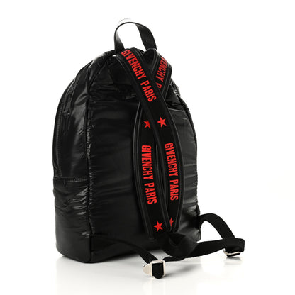 Givenchy Padded Nylon Small Backpack Black Red 3 of 10