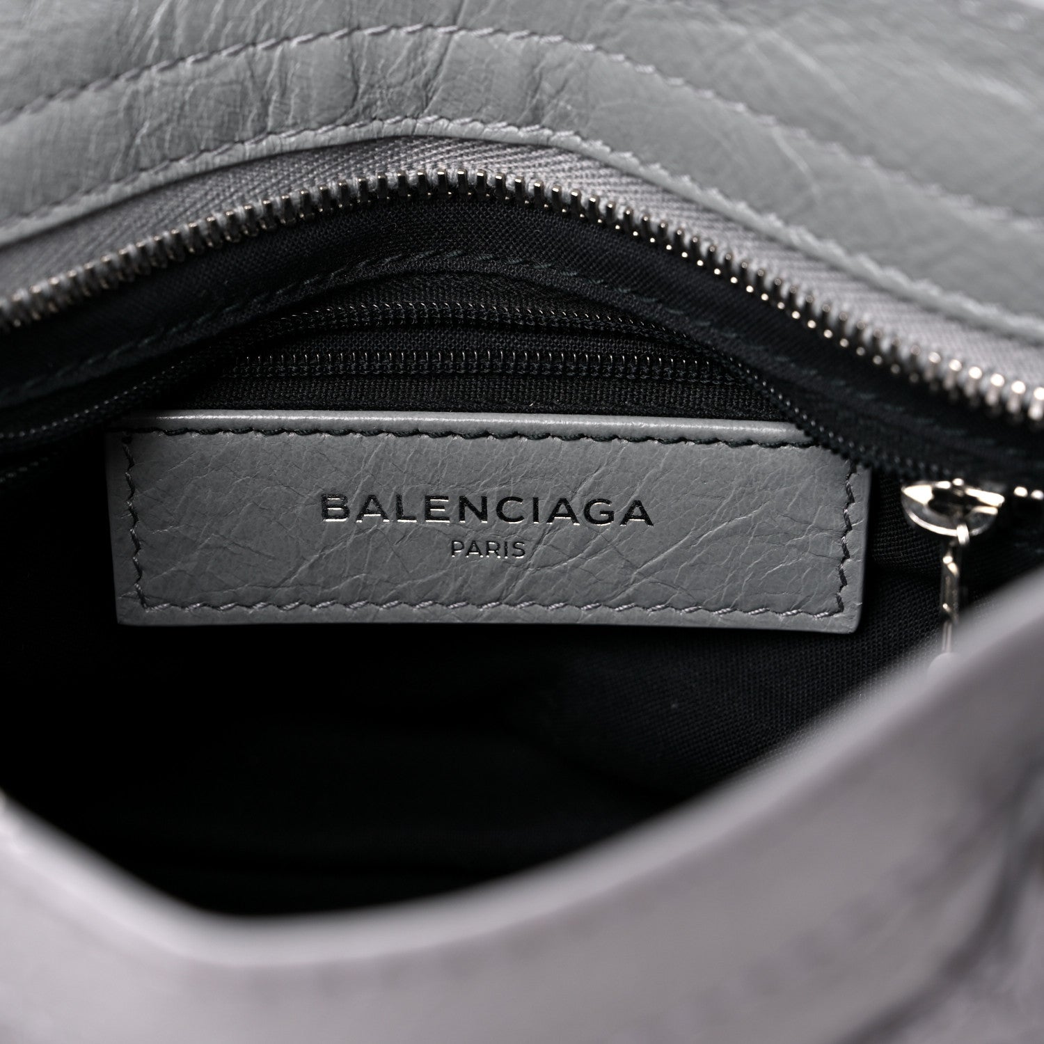 Balenciaga Agneau Giant 12 Silver Hardware Mini City Gris Haussmannien 6 of 11