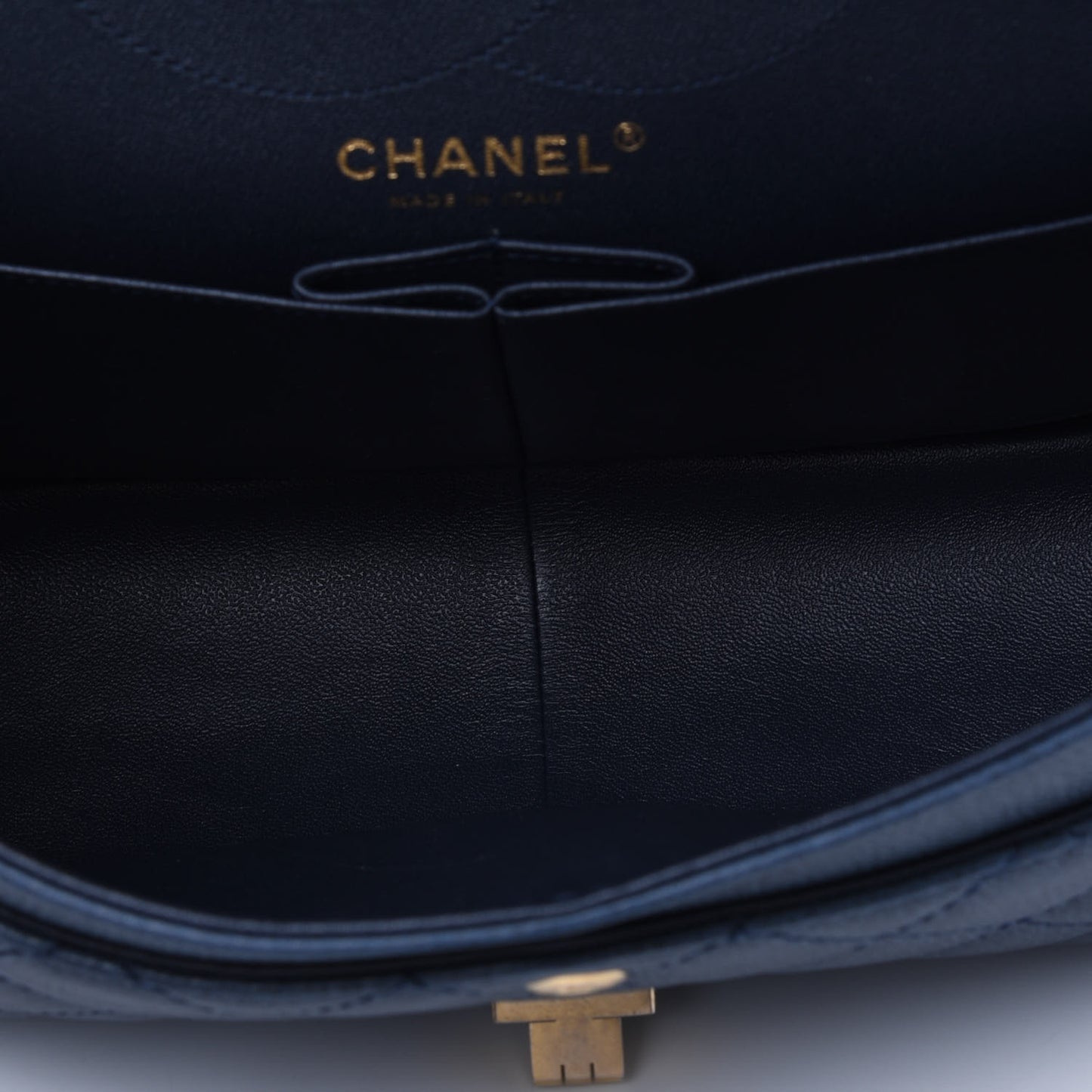 Caviar Quilted 2.55 Reissue 226 Flap Navy Blue