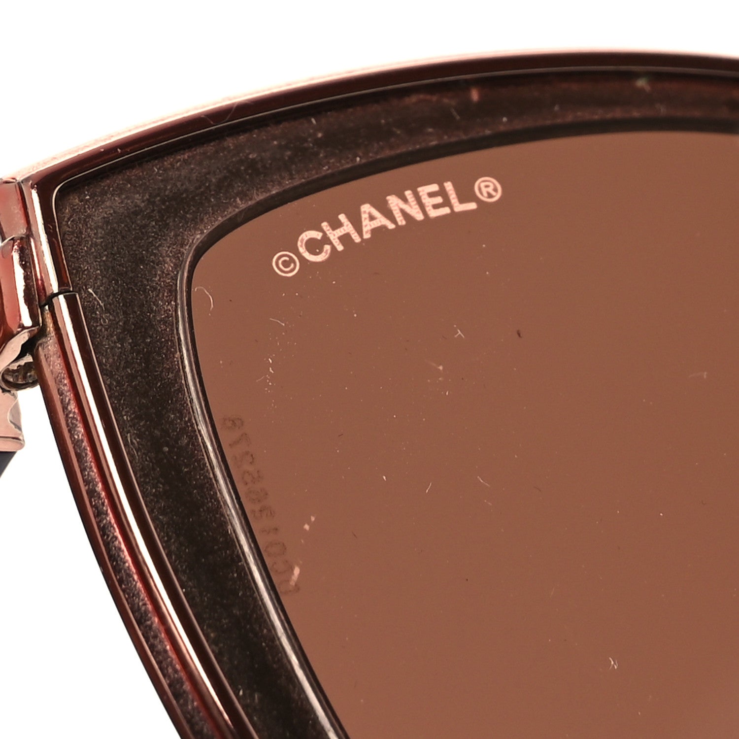 Chanel Metal Cat Eye Sunglasses 4222 Pink Gold 7 of 9