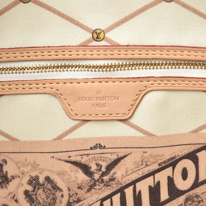 Louis Vuitton Damier Azur Summer Trunks Neo Neverfull MM 6 of 17