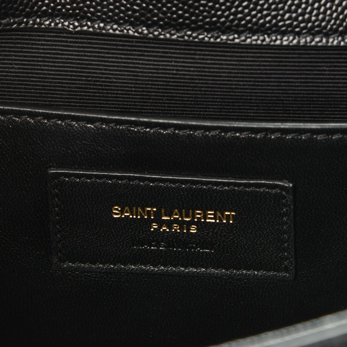 Grain De Poudre Large Classic Monogram Kate Satchel Black