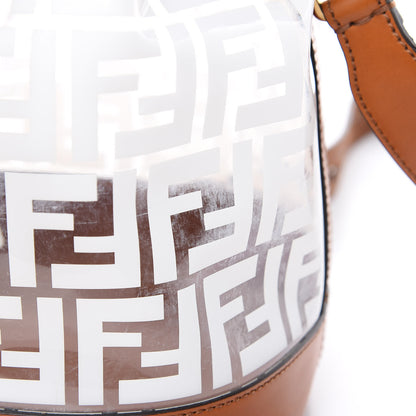 Fendi TPU FF Vitello Aura F is Fendi Grande Mon Tresor Bucket Bag White Cuoio 7 of 9