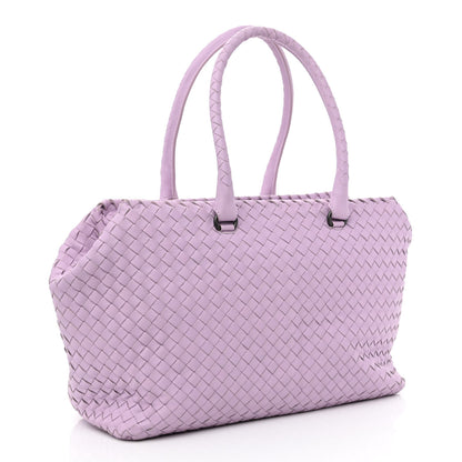 Bottega Veneta Nappa Intrecciato Brick Tote Parme 3 of 10