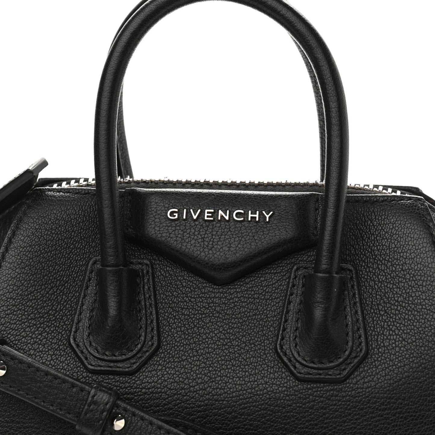 Sugar Goatskin Mini Antigona Black