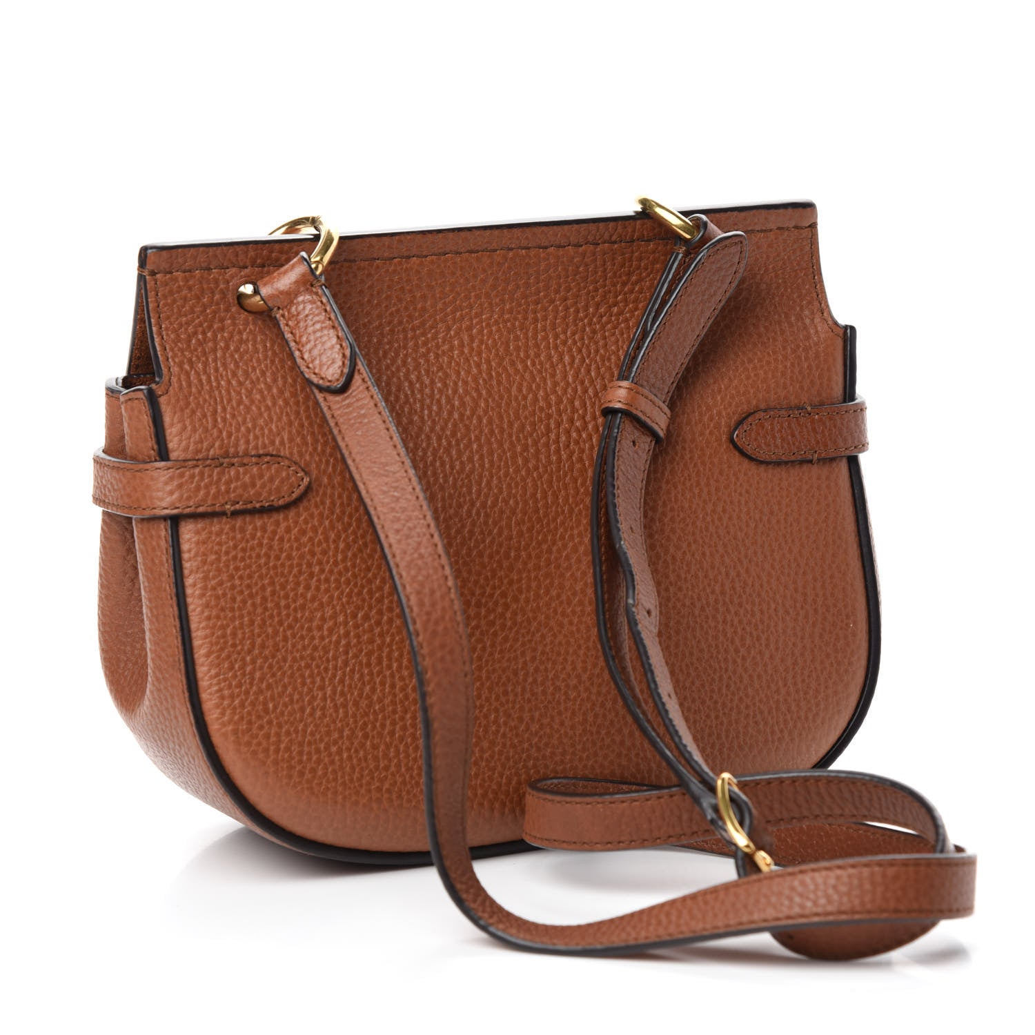 Mulberry Small Classic Grain Small Amberley Satchel Oak 3 of 9